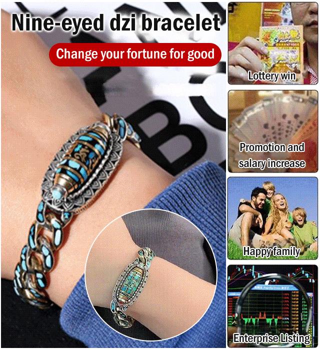 50% korting | SpiralEye™ Negenogige Dzi Armband [Laatste dag korting]