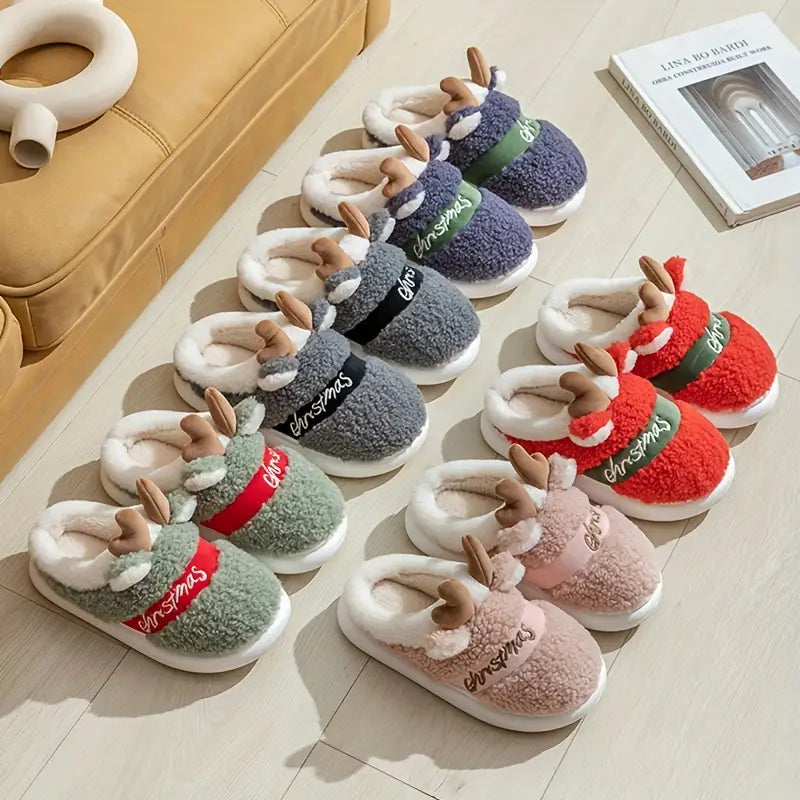 MerryCozy™ – Rendierpantoffels voor Kerstmis | 50% korting