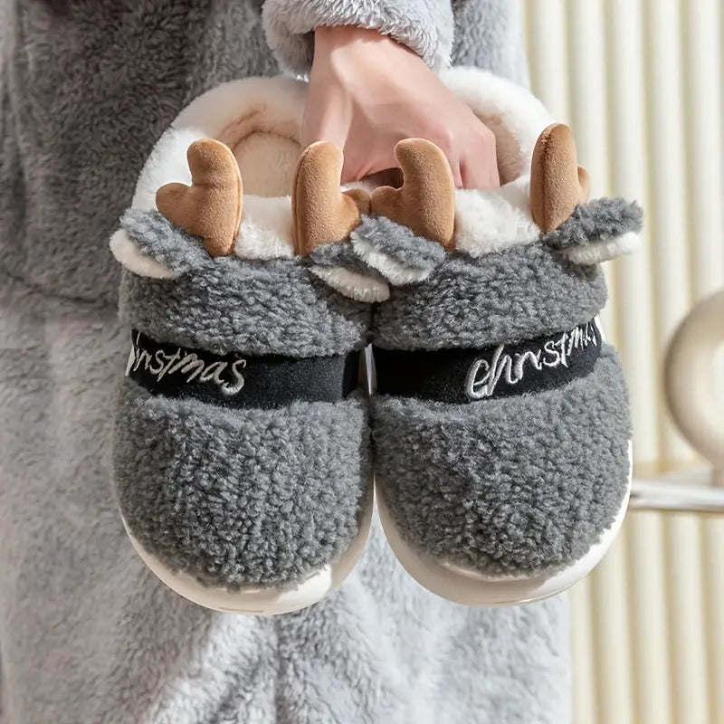 MerryCozy™ – Rendierpantoffels voor Kerstmis | 50% korting