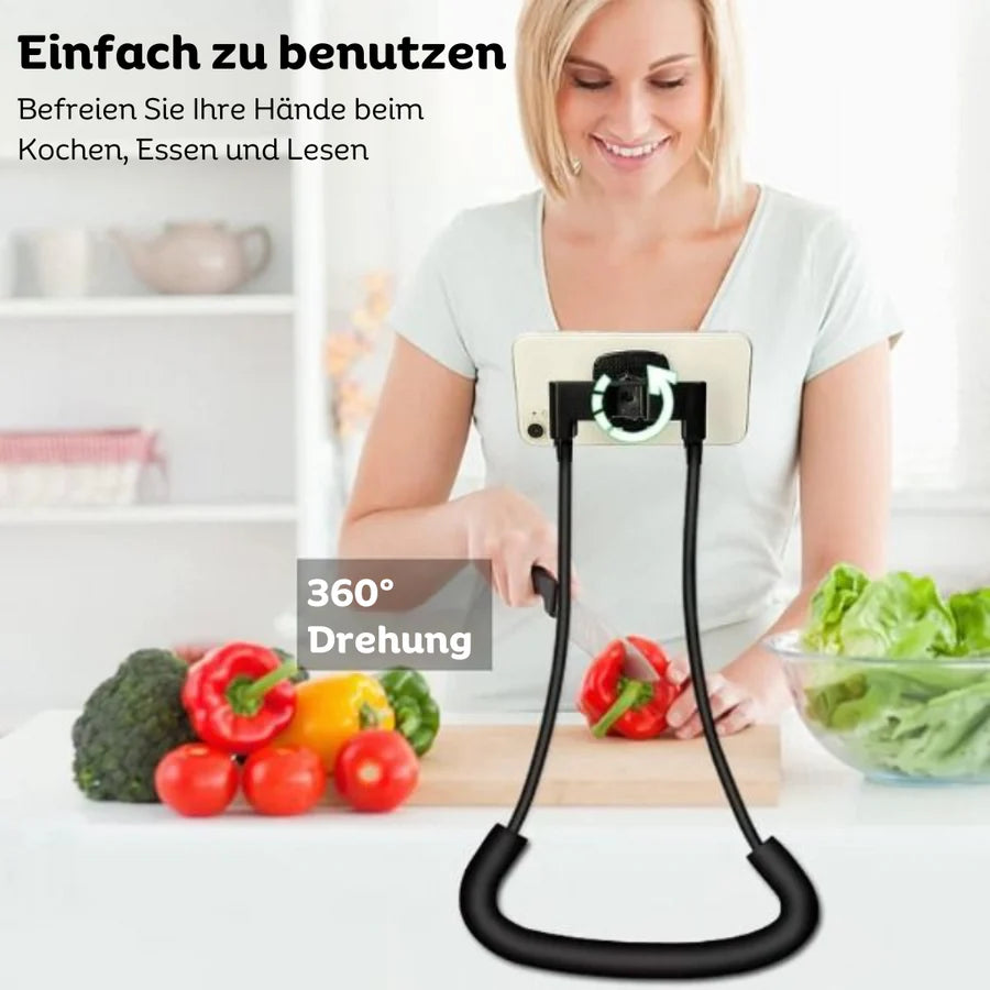 GripMate™ – Telefoonhouder voor de nek met instelbare kijkhoek | 50% korting