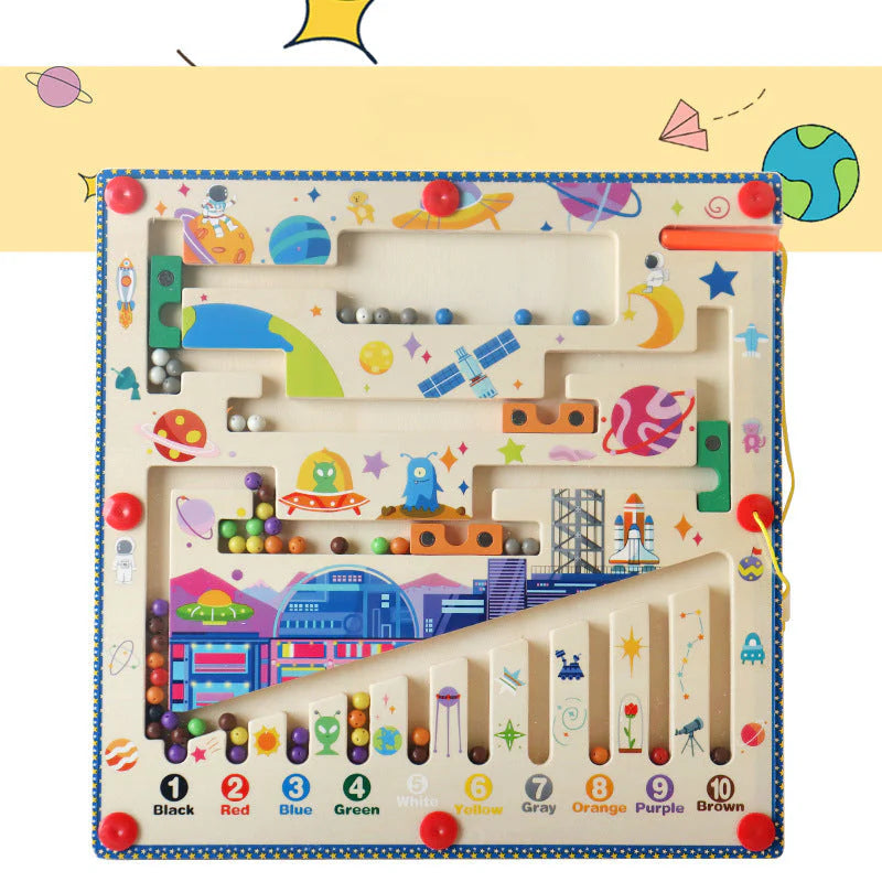 MazeMaster™ – Magnetisch leerdoolhofspeelgoed voor kinderen | 50% korting