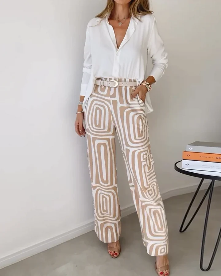 50% Korting | Candela™ Modieuze broek van hoogwaardig polyester