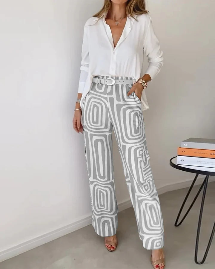 50% Korting | Candela™ Modieuze broek van hoogwaardig polyester