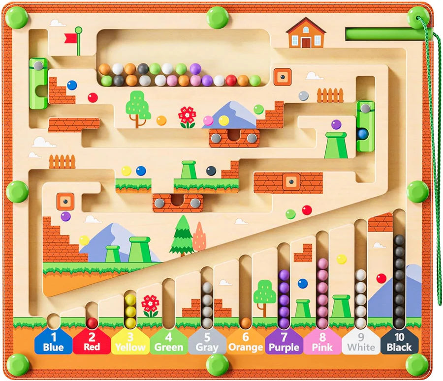MazeMaster™ – Magnetisch leerdoolhofspeelgoed voor kinderen | 50% korting