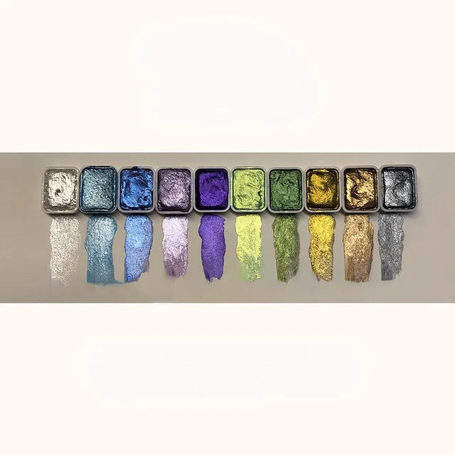 50% Korting | PearlScent™ – Poeder mineraal parelpigment kunst aquarel [Laatste dag korting]