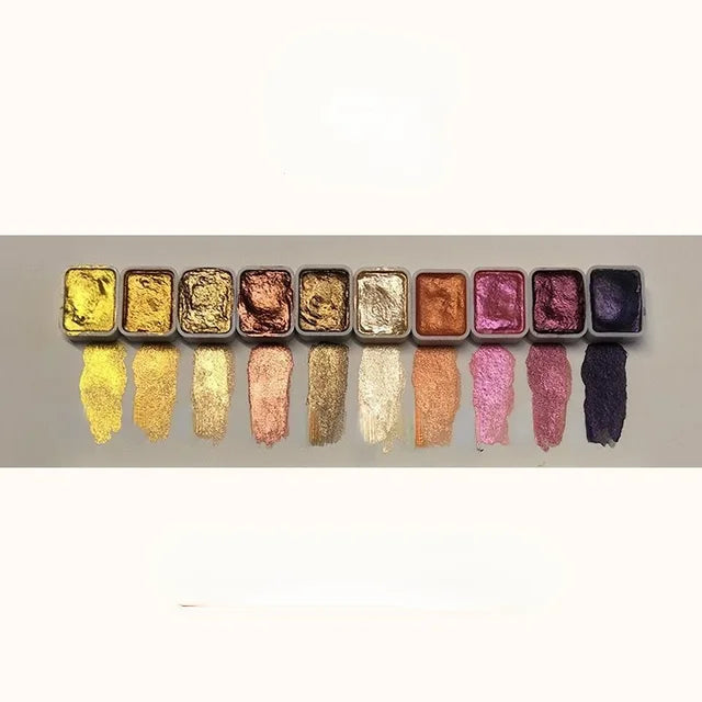 50% Korting | PearlScent™ – Poeder mineraal parelpigment kunst aquarel [Laatste dag korting]