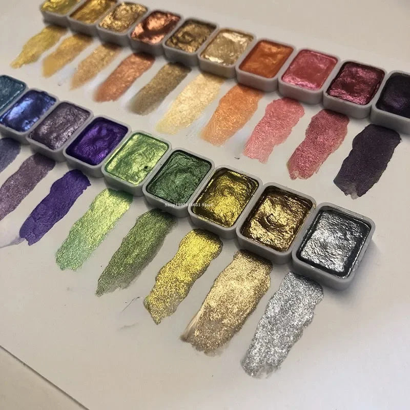 50% Korting | PearlScent™ – Poeder mineraal parelpigment kunst aquarel [Laatste dag korting]