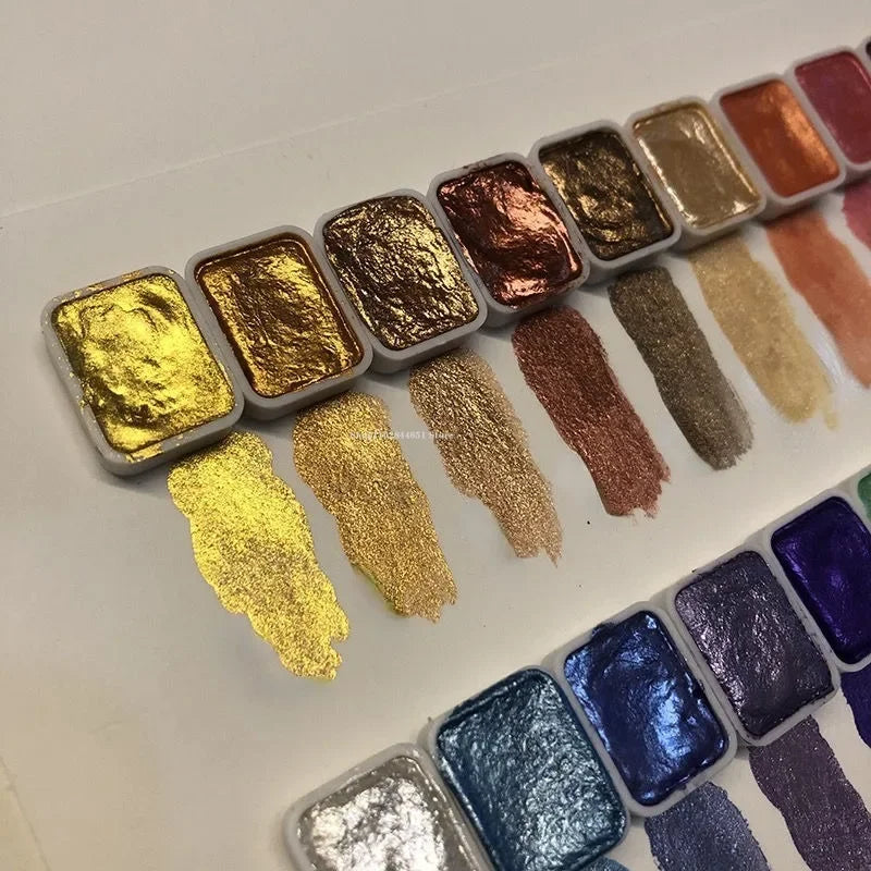 50% Korting | PearlScent™ – Poeder mineraal parelpigment kunst aquarel [Laatste dag korting]