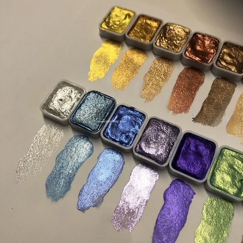 50% Korting | PearlScent™ – Poeder mineraal parelpigment kunst aquarel [Laatste dag korting]