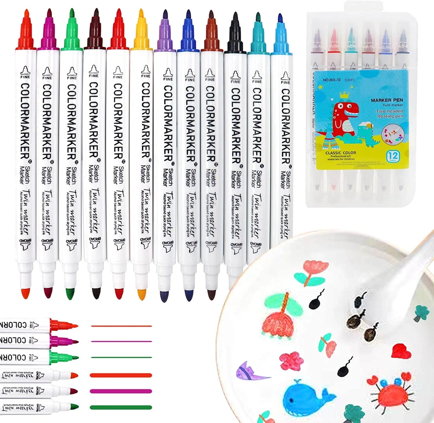 50% Korting | MagicPen™ sneldrogende aquarelpotloden (12stk)
