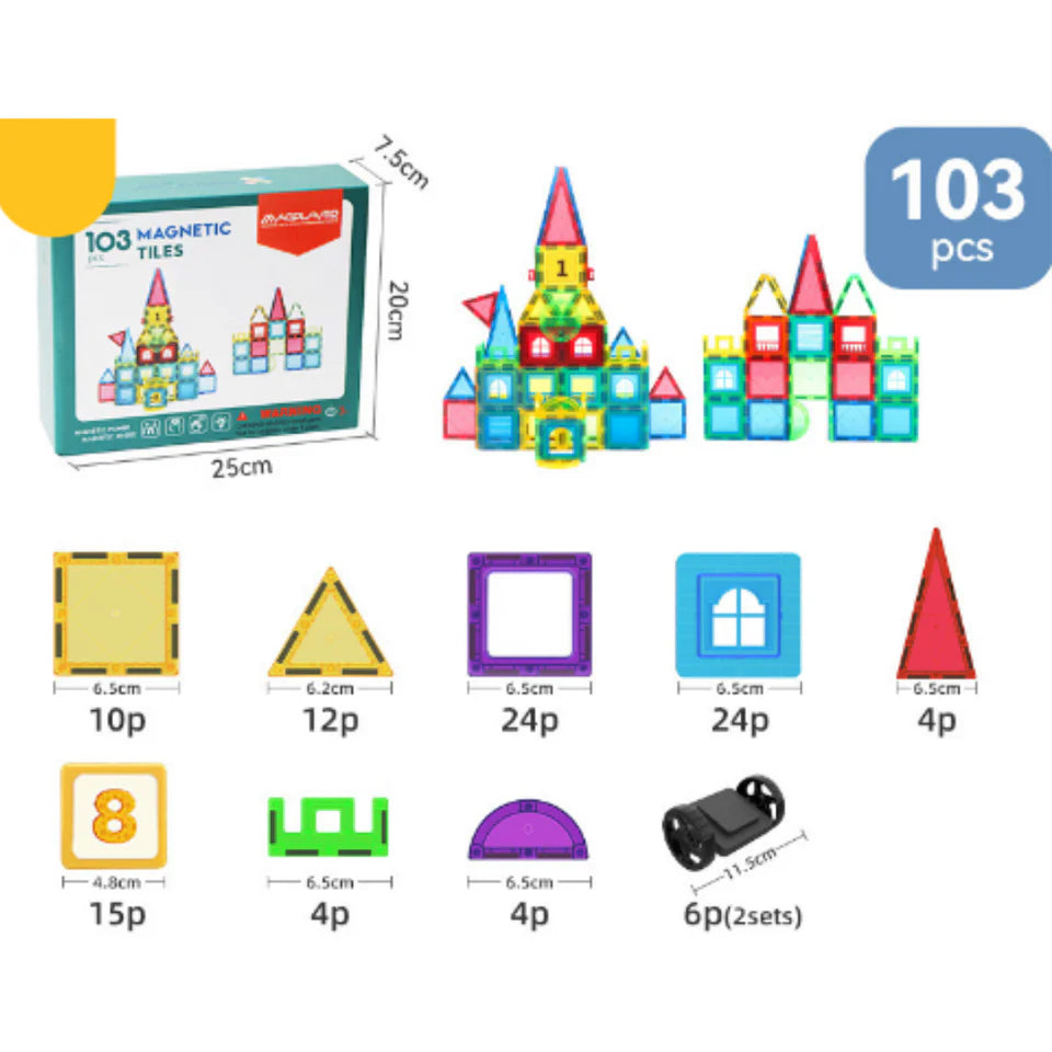 50% Korting | MagnetToy™ Creativiteit magnetische tegels
