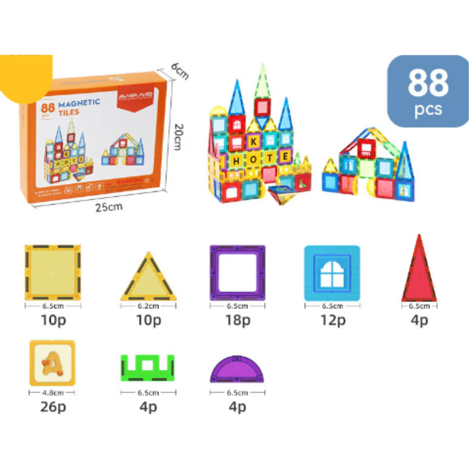 50% Korting | MagnetToy™ Creativiteit magnetische tegels