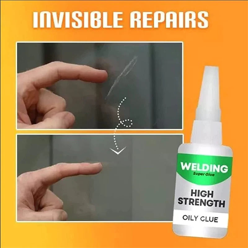 WeldGlue™ Olieachtige lijm met Hoge Sterkte | 1 + 1 Gratis