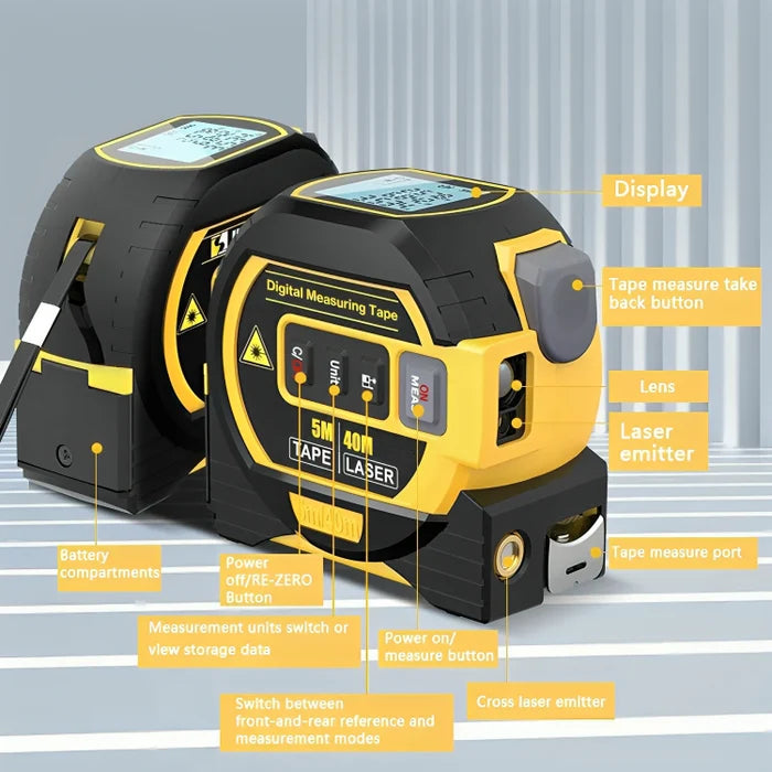 InfraTape™ 3 in 1 Precisie lasermaatband | 50% korting