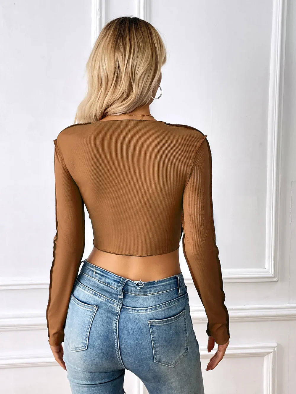 50% Korting | Stella™ top met lange mouwen [Laatste dag korting]