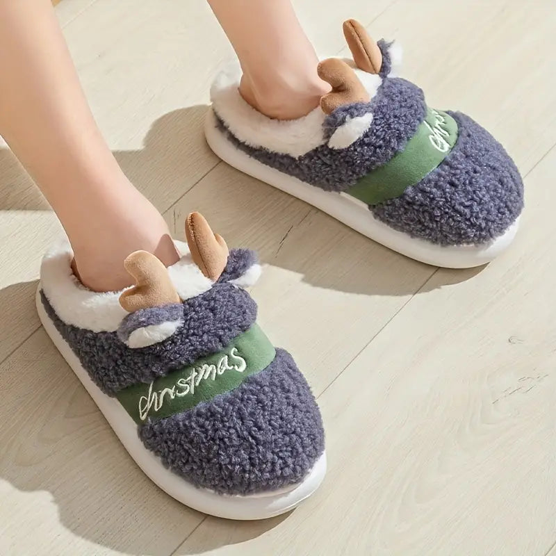 MerryCozy™ – Rendierpantoffels voor Kerstmis | 50% korting
