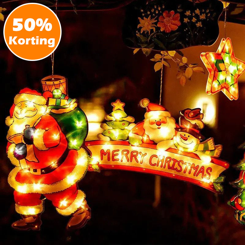 Festive™ Raamdecoratie voor Kerstmis