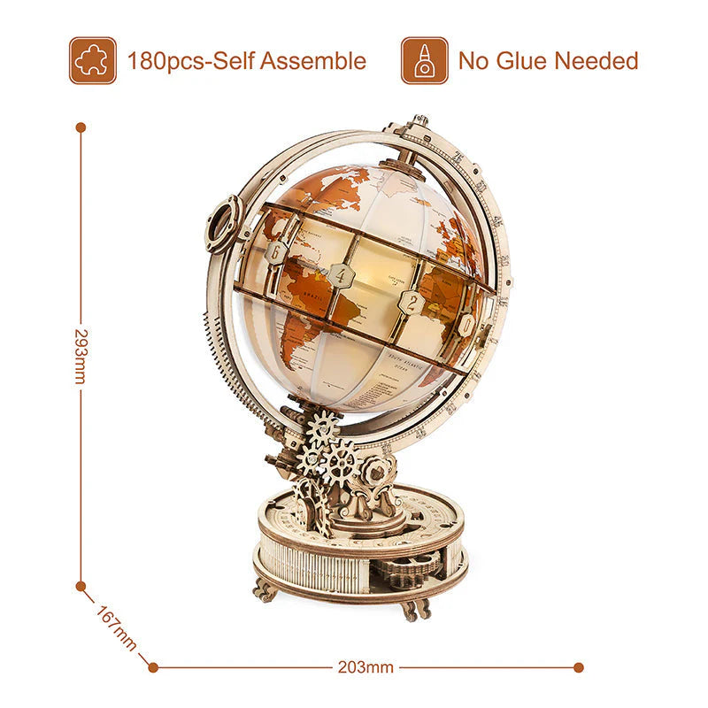 IllumiGlove™ – Verlichte 3D wereldbol-puzzellamp | 50% korting