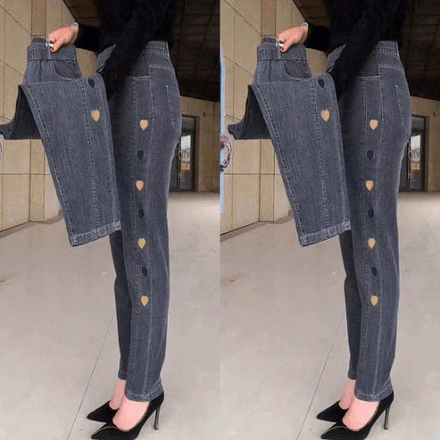 50% Korting | Amira™ Damesjeans met hoge stretch [Laatste dag korting]